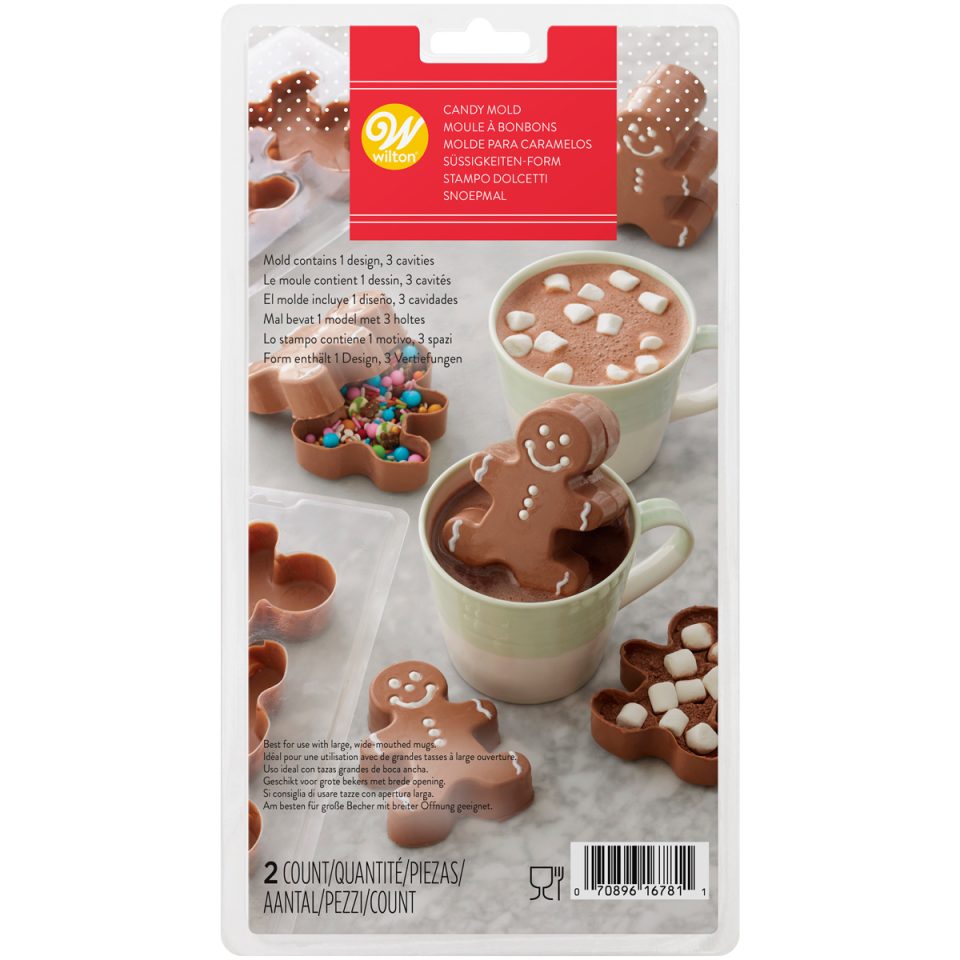 Wilton 3D chocolademal Hot Chocolate Gingerbread