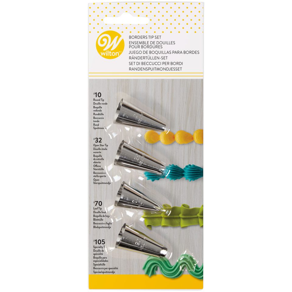 Wilton Borders Tip set van 4