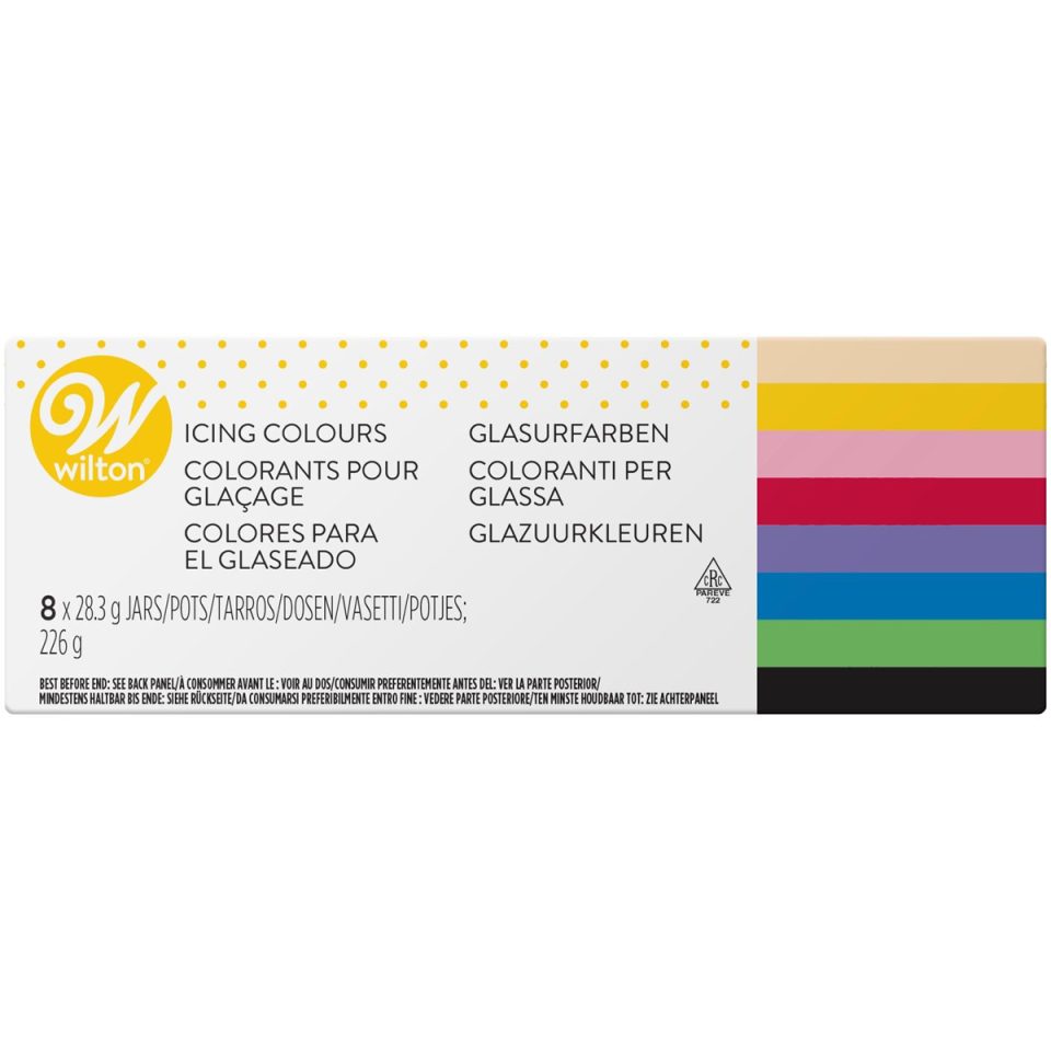 Wilton kleurstof Kit 8x28 g