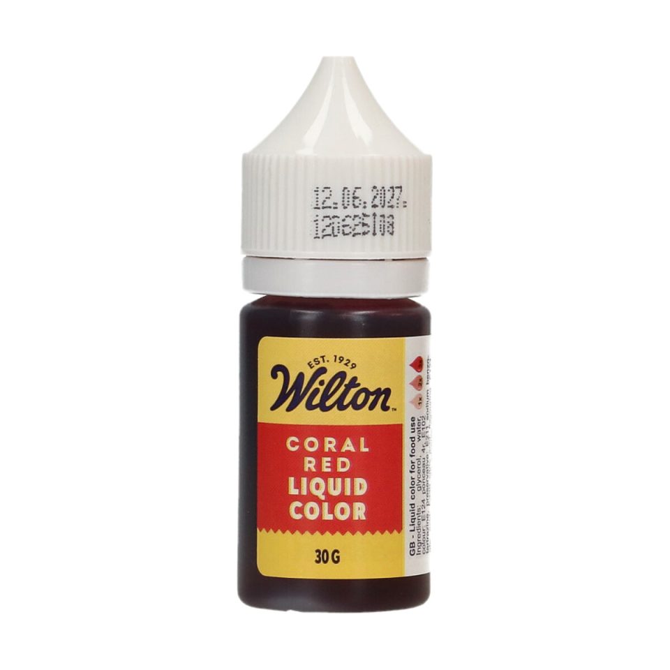 Wilton vloeibare kleurstof Coral Red 30 g