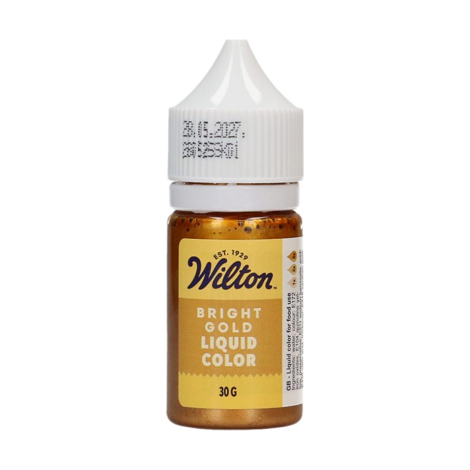 Wilton vloeibare kleurstof Bright Gold 30 g