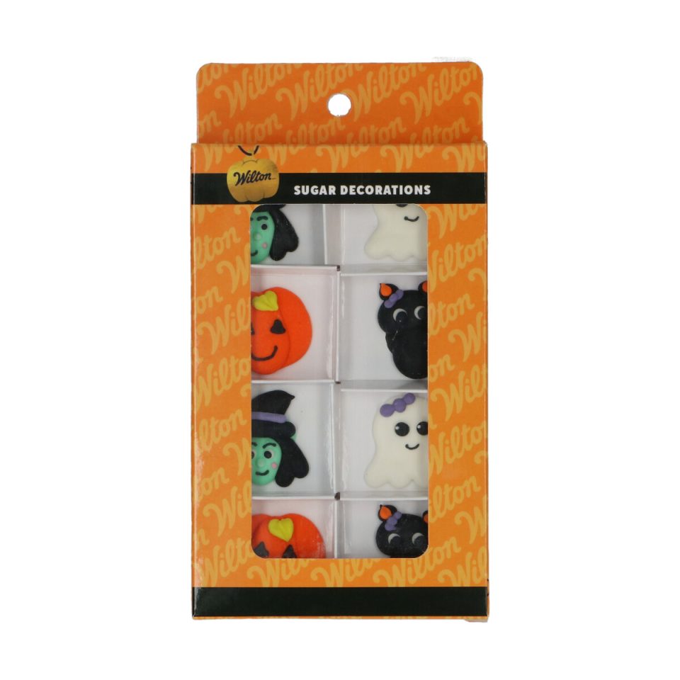 Wilton suikerdecoraties Happy Halloween set van 8