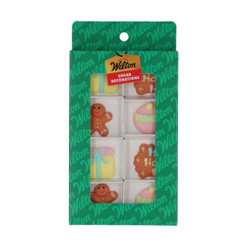Wilton suikerdecoraties Cute Christmas set van 8