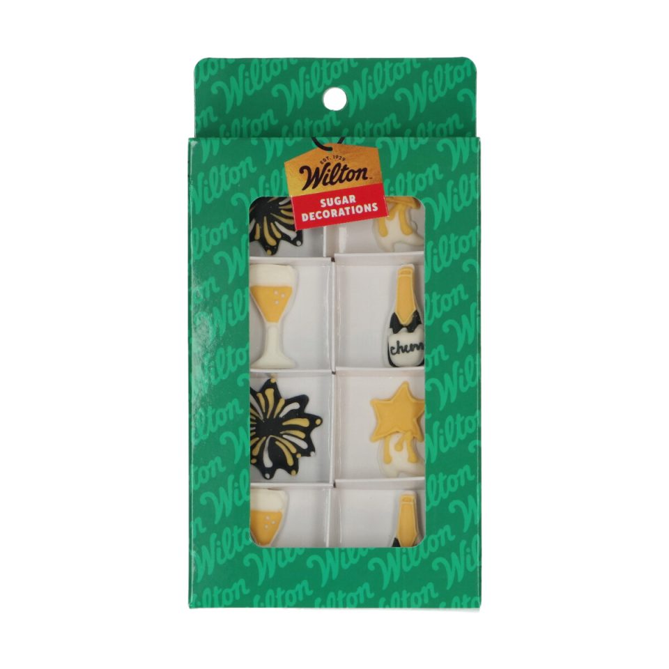 Wilton suikerdecoraties Sparkling Celebration set van 8