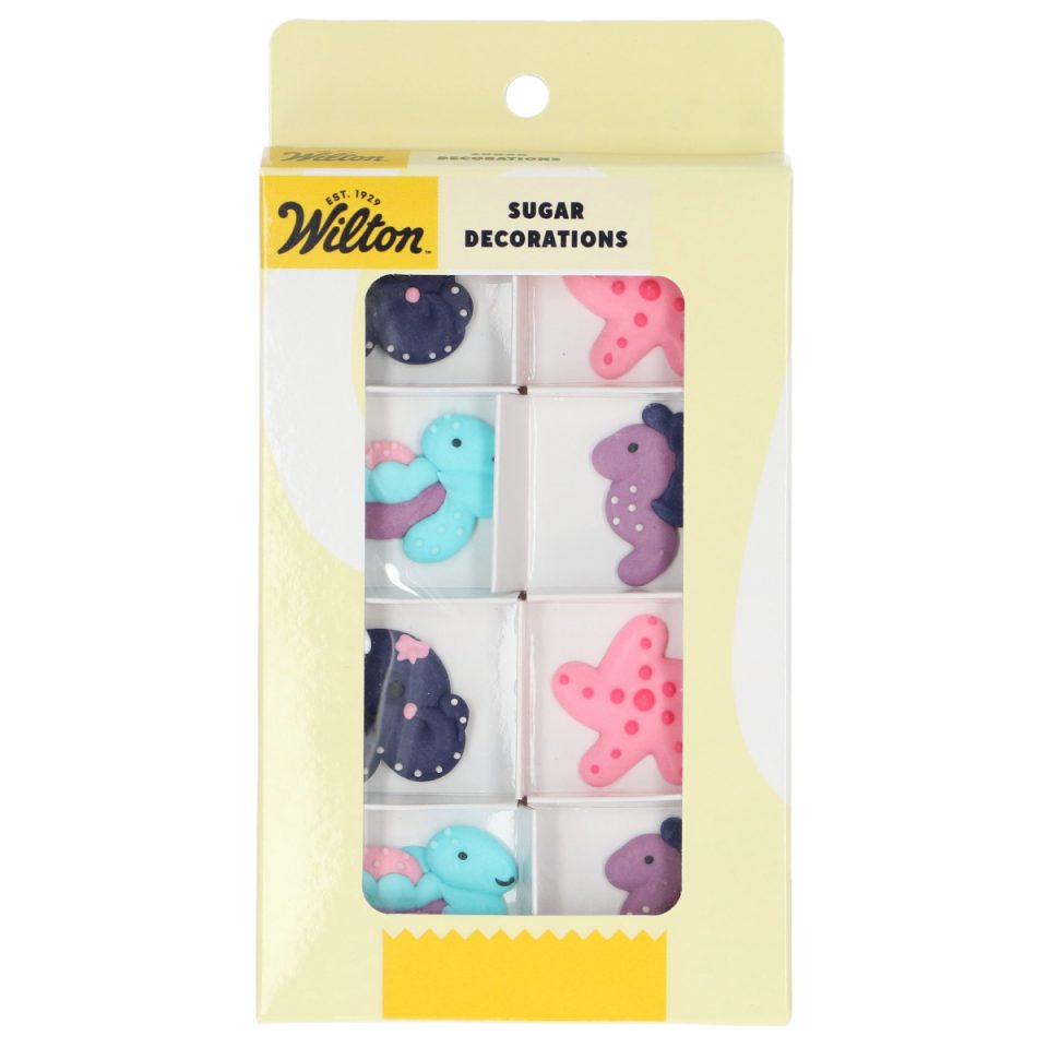 Wilton suikerdecoraties Sea Animals set van 8