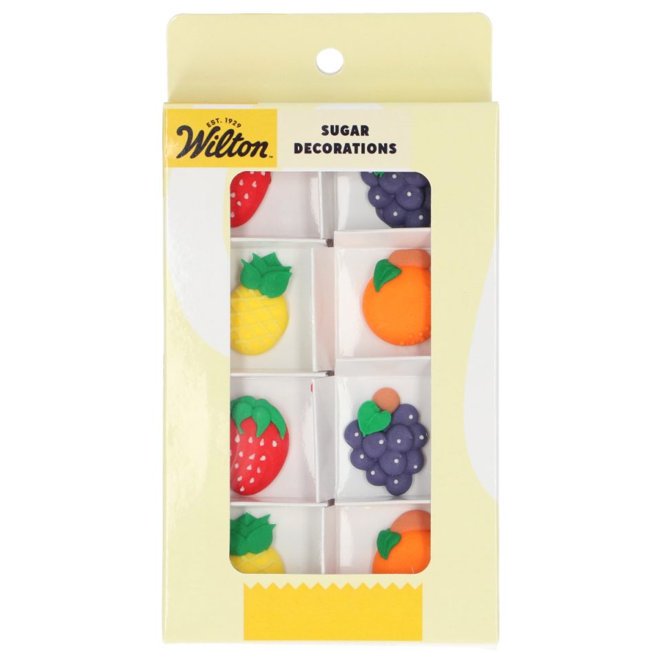 Wilton suikerdecoraties Summer Fruits set van 8