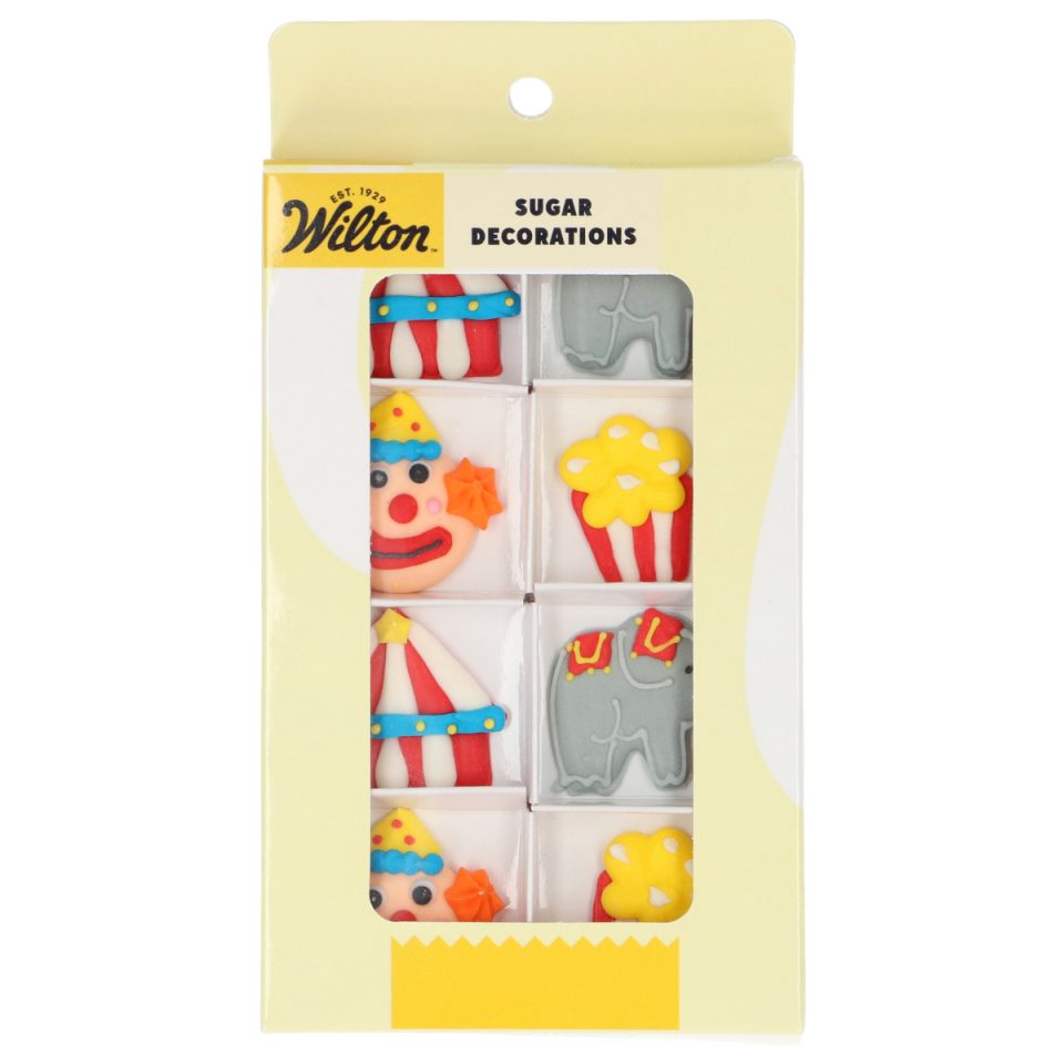 Wilton suikerdecoraties Festive Circus set van 8