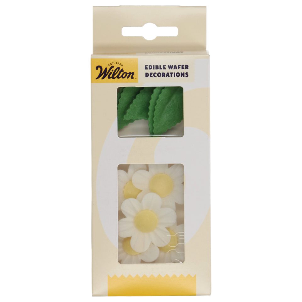 Wilton ouweldecoraties Flowers & Leaves White set van 11