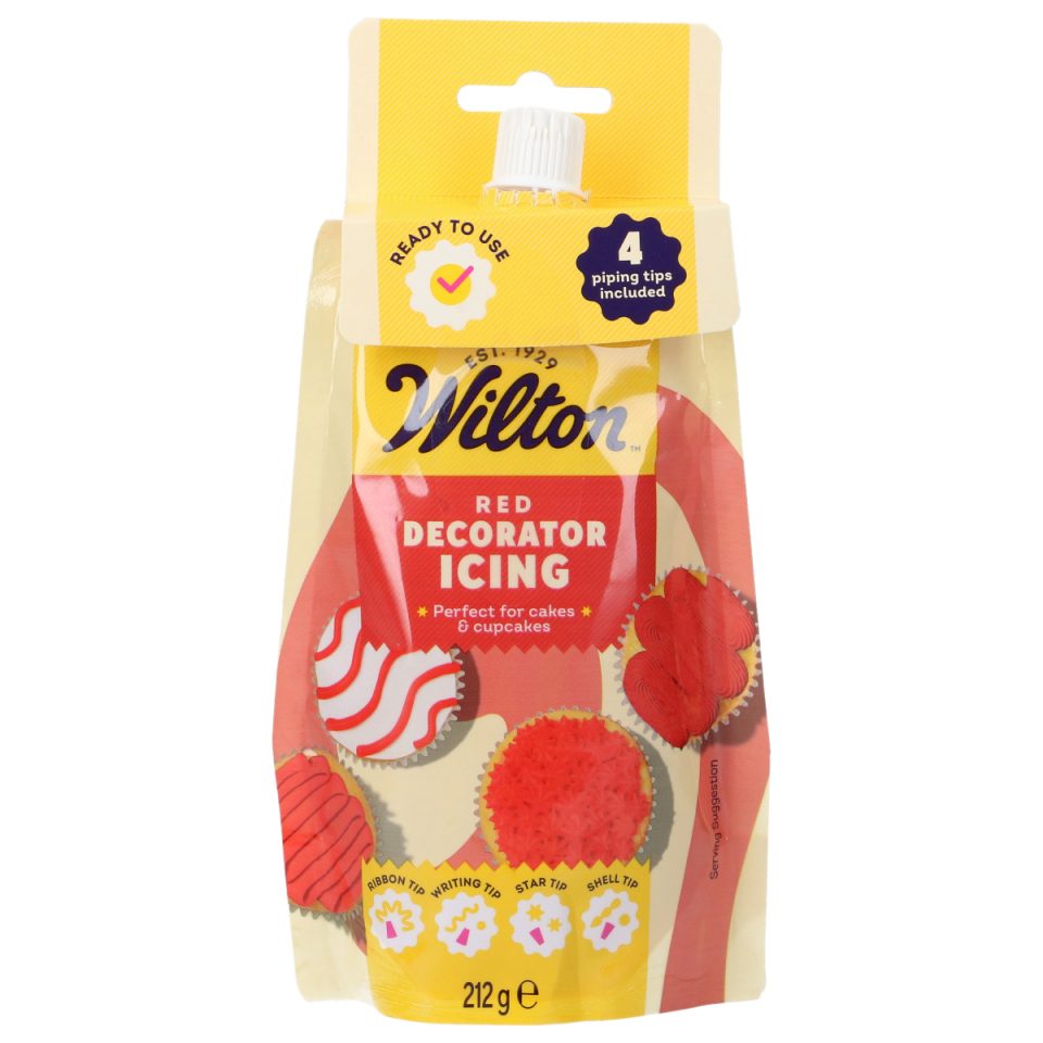 Wilton Decorator Icing Red 212 g