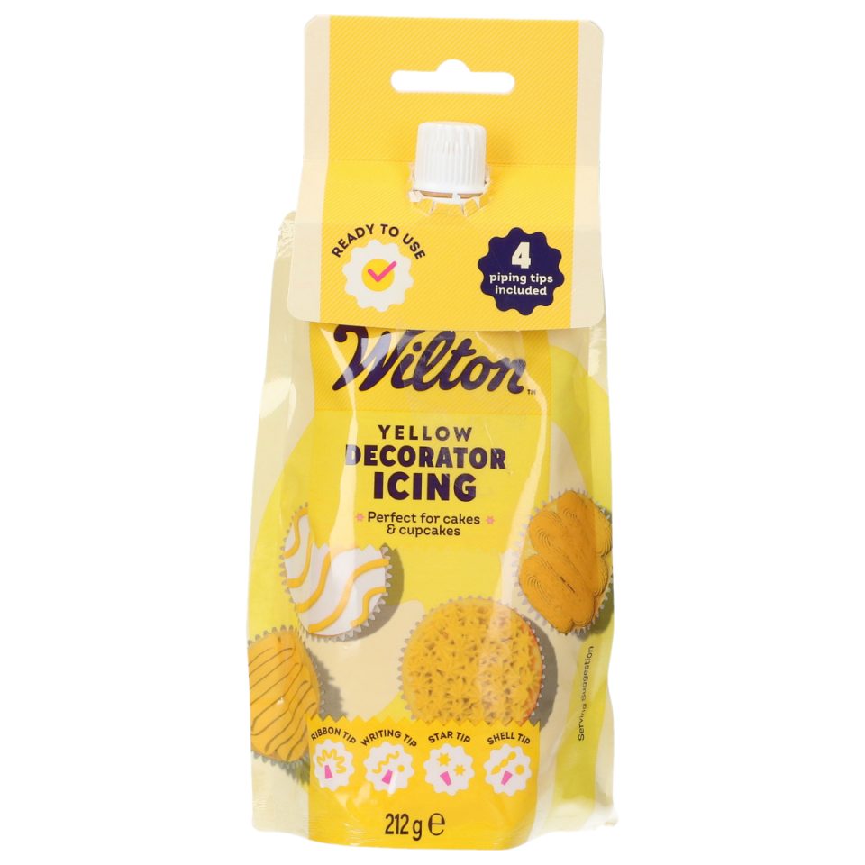 Wilton Decorator Icing Yellow 212 g