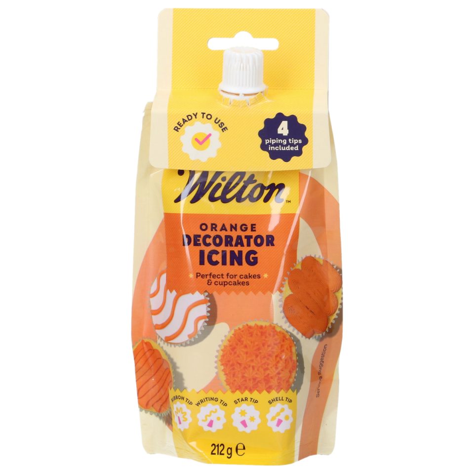 Wilton Decorator Icing Orange 212 g