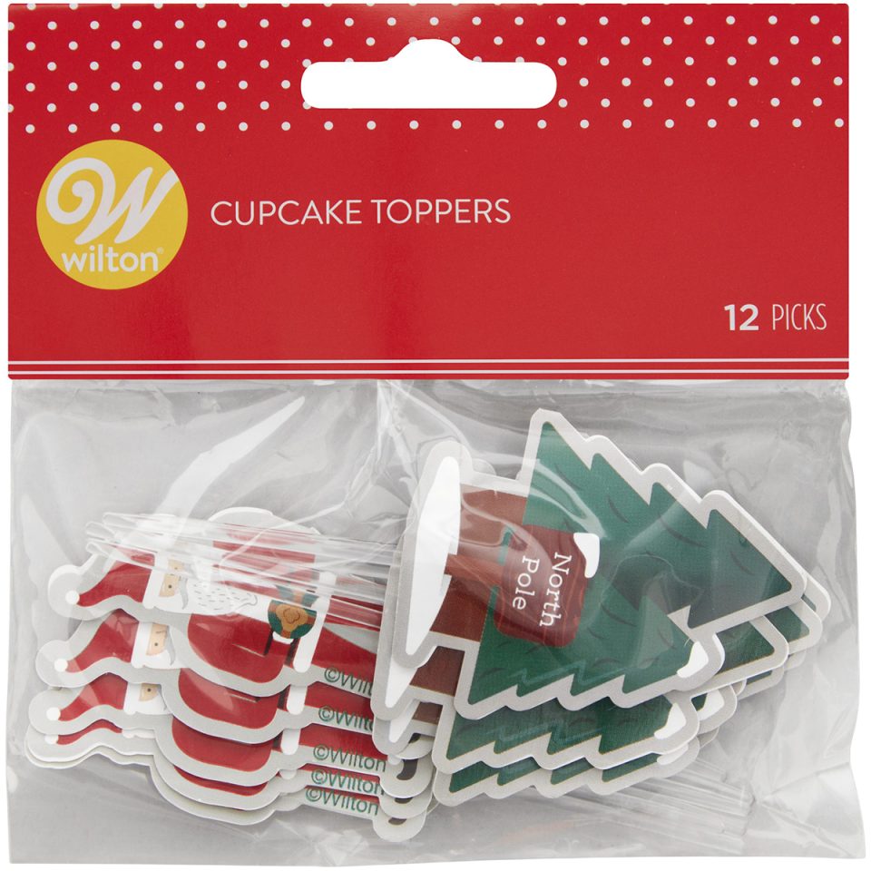 Wilton Treat Picks Santa 12 stuks