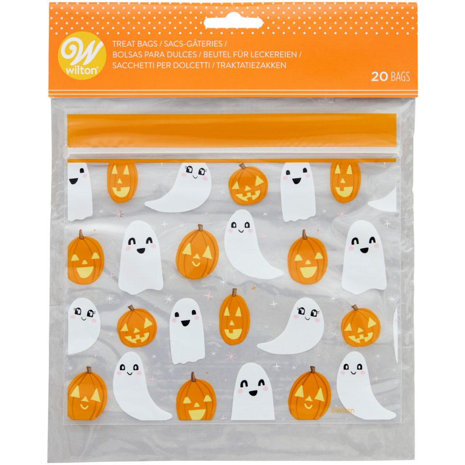 Wilton traktatiezakjes Ghost 20 stuks