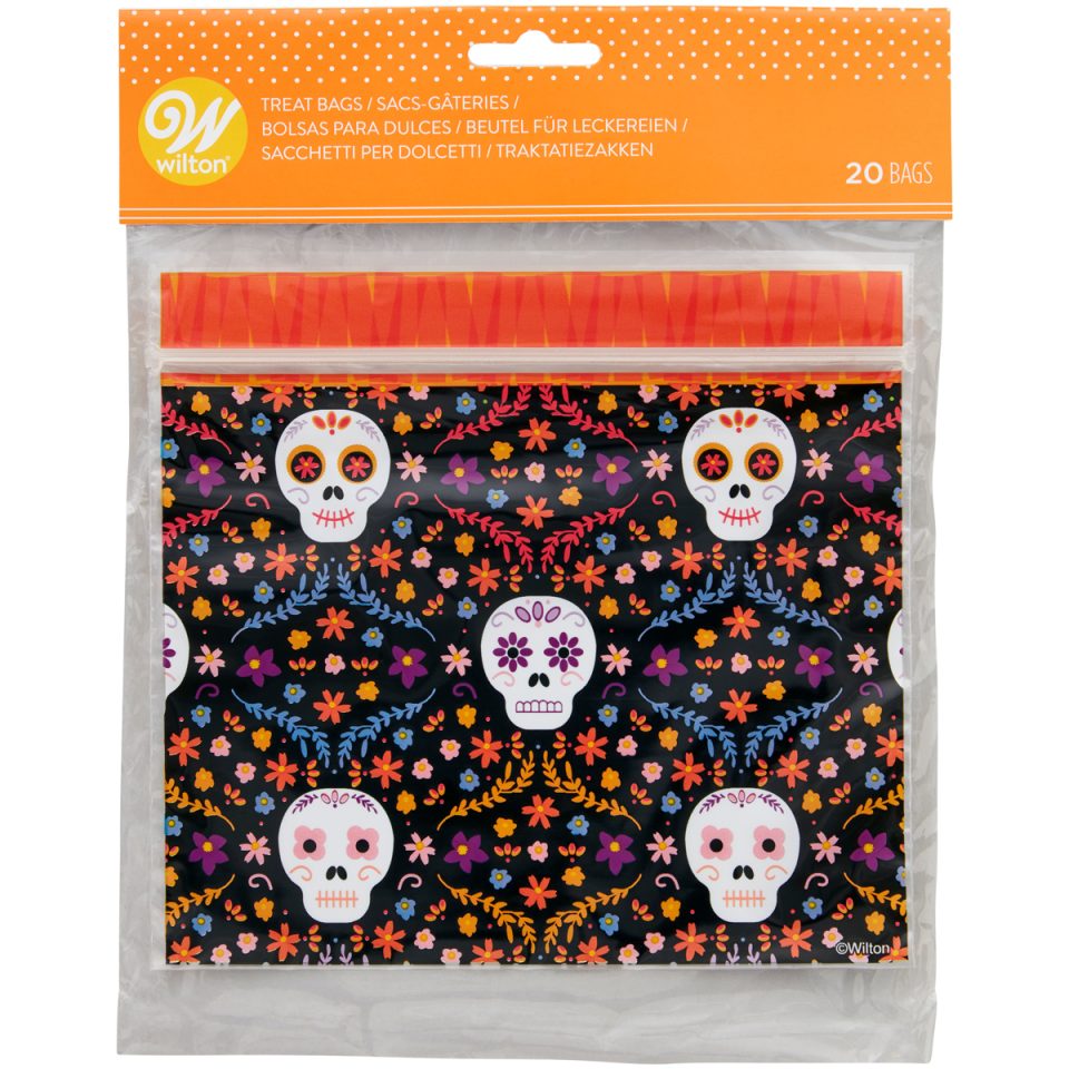 Wilton traktatiezakjes Day Of The Dead 20 stuks
