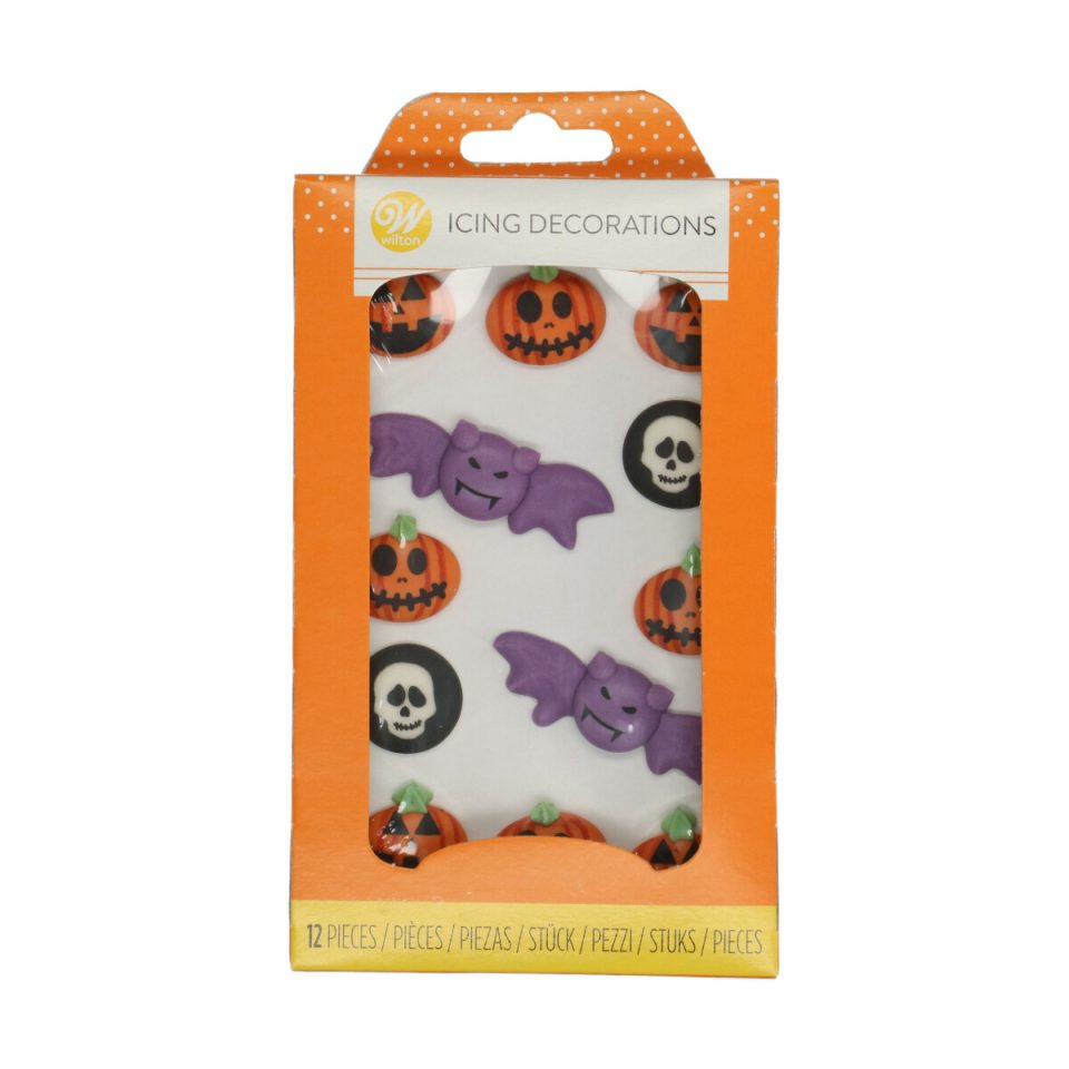 Wilton royal icing-decoraties Halloween set van 12