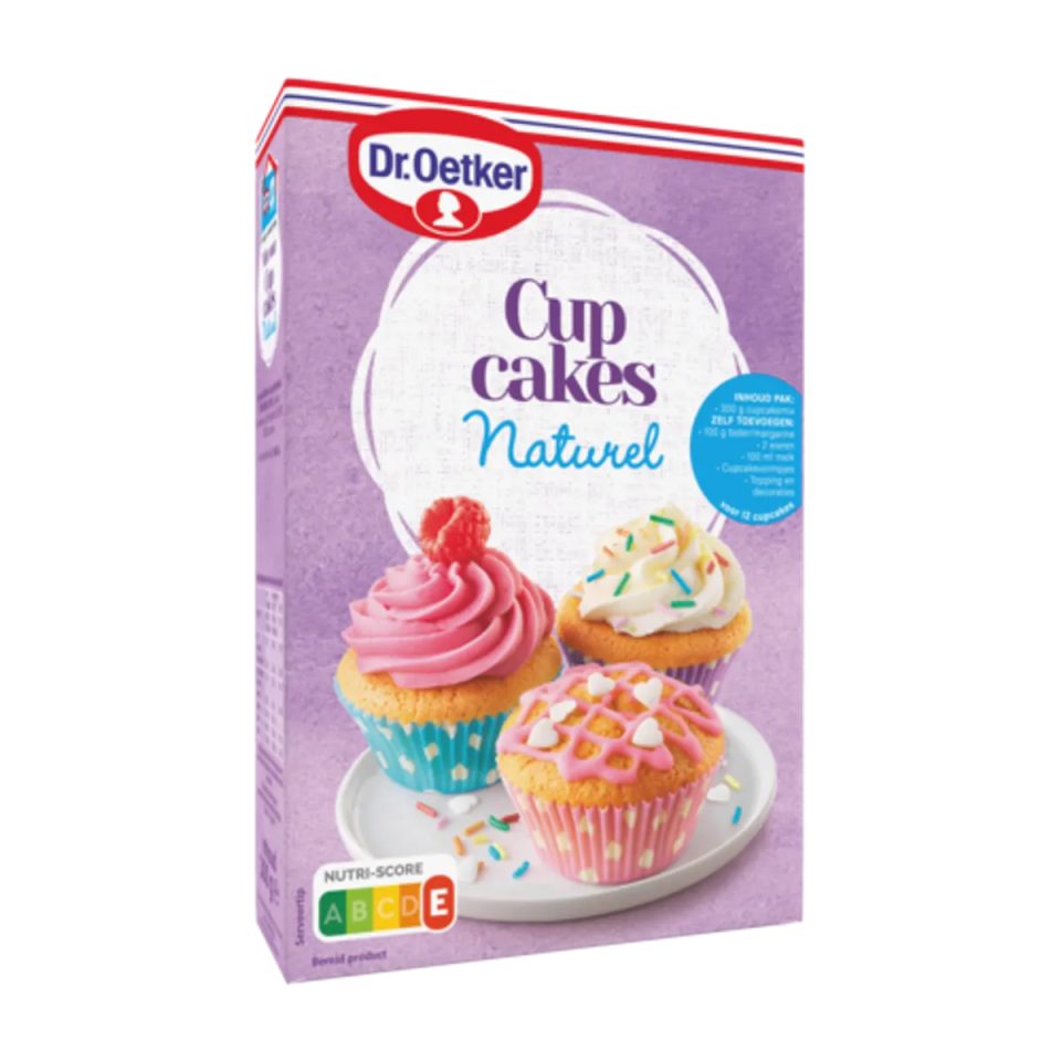 Dr. Oetker mix voor Cupcakes Natural