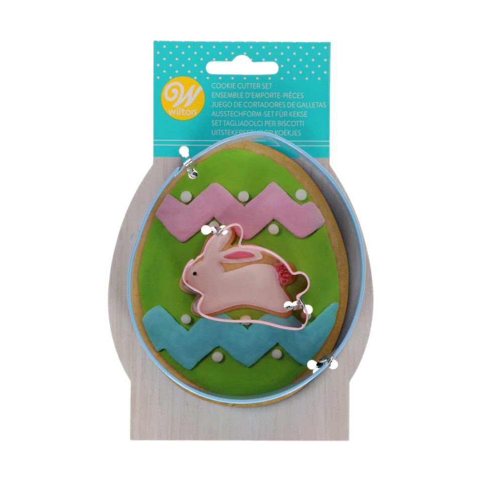 Wilton uitsteker Egg met Bunny set van 2