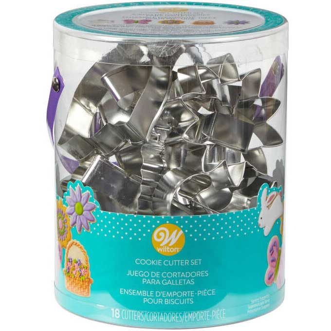 Wilton Metal uitsteker Tub Easter set van 18