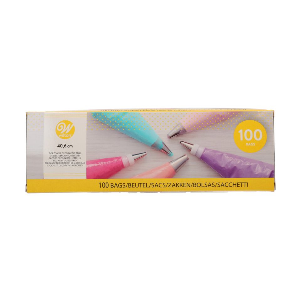 Wilton wegwerp spuitzakken 40 cm 100 stuks