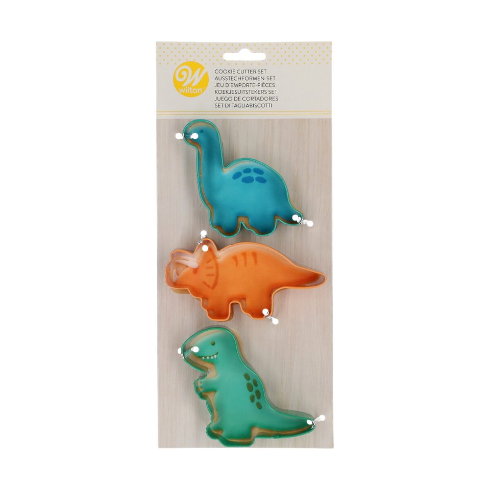 Wilton Dinosaur uitsteker set van 3