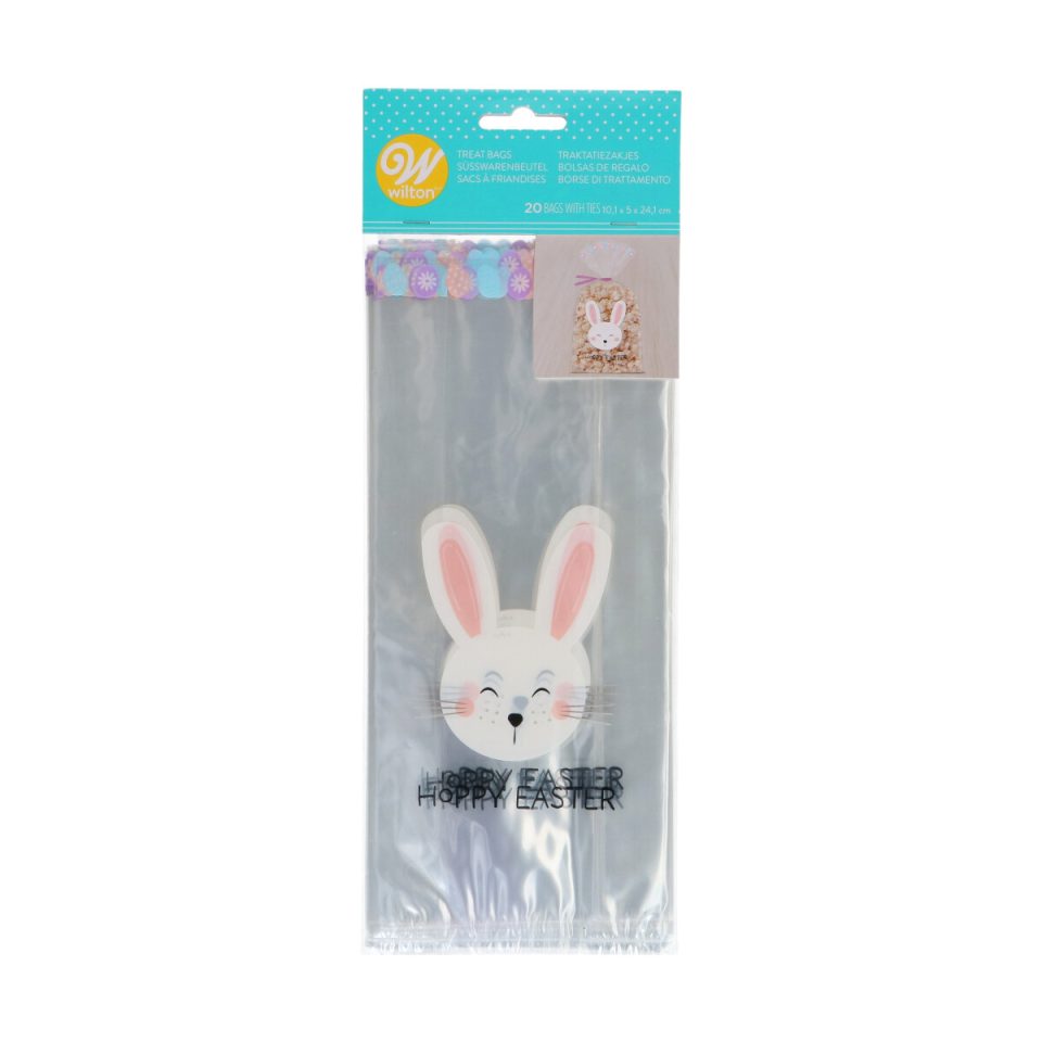 Wilton traktatiezakjes Hoppy Easter 20 stuks