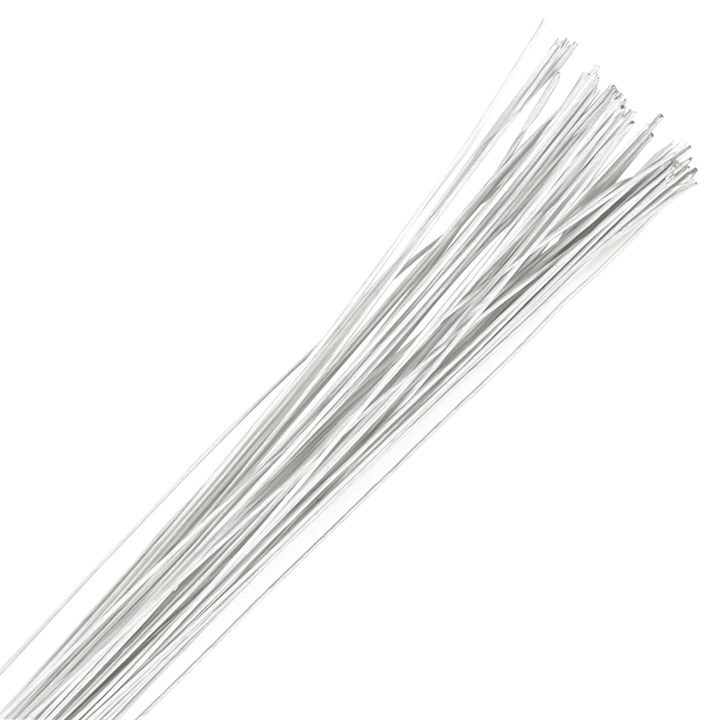 Culpitt Floral Wire White 26 Gauge set van 50