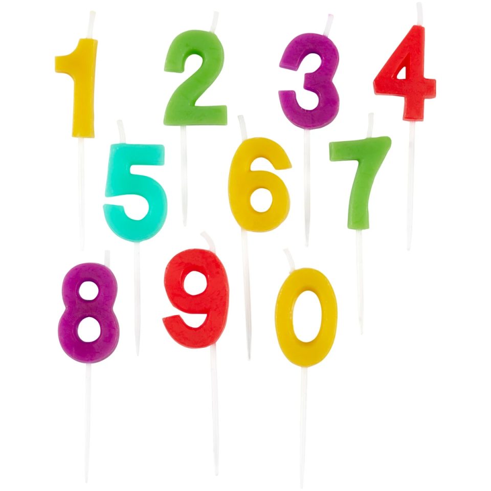 Wilton Candles Numbers set van 10