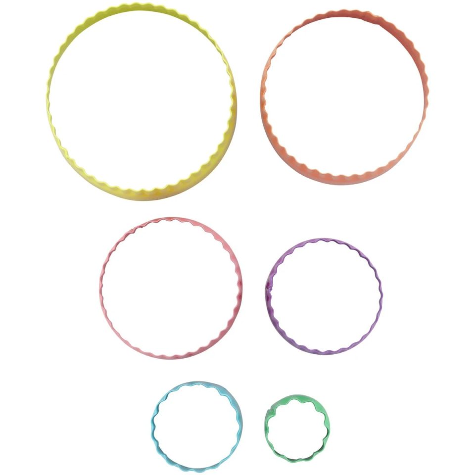 Wilton Double-Sided uitsteker Round set van 6
