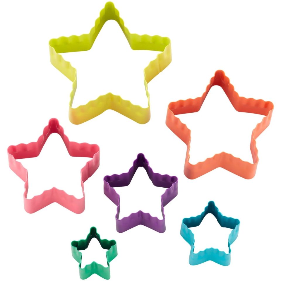 Wilton Double-Sided uitsteker Star set van 6