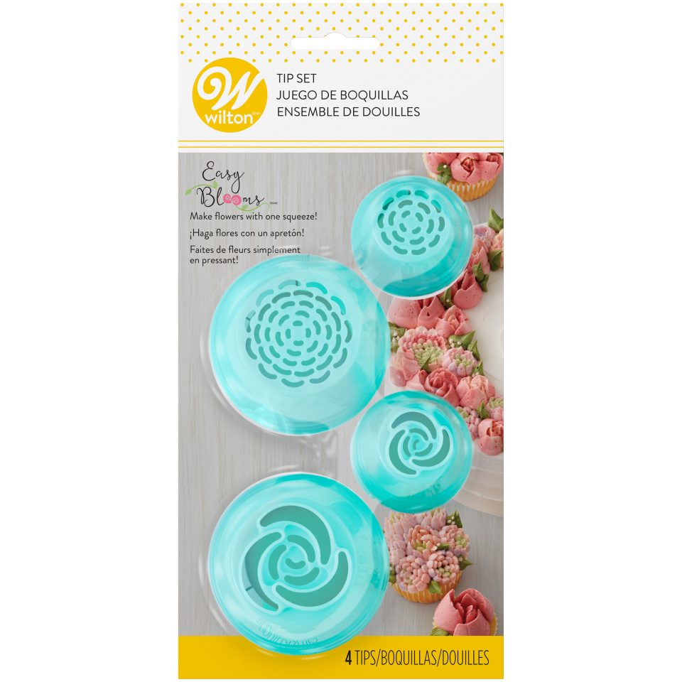 Wilton spuitmondje Easy Blooms™ set van 4