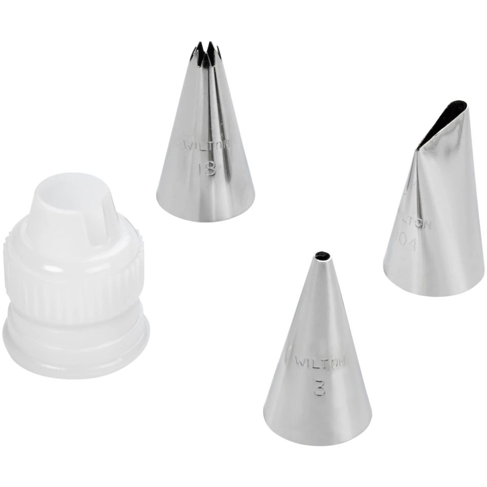 Wilton spuitmondje #3, #18, #104, Coupler set van 4