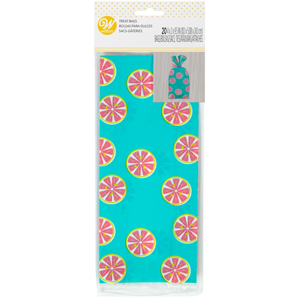 Wilton traktatiezakjes Fruit 20 stuks