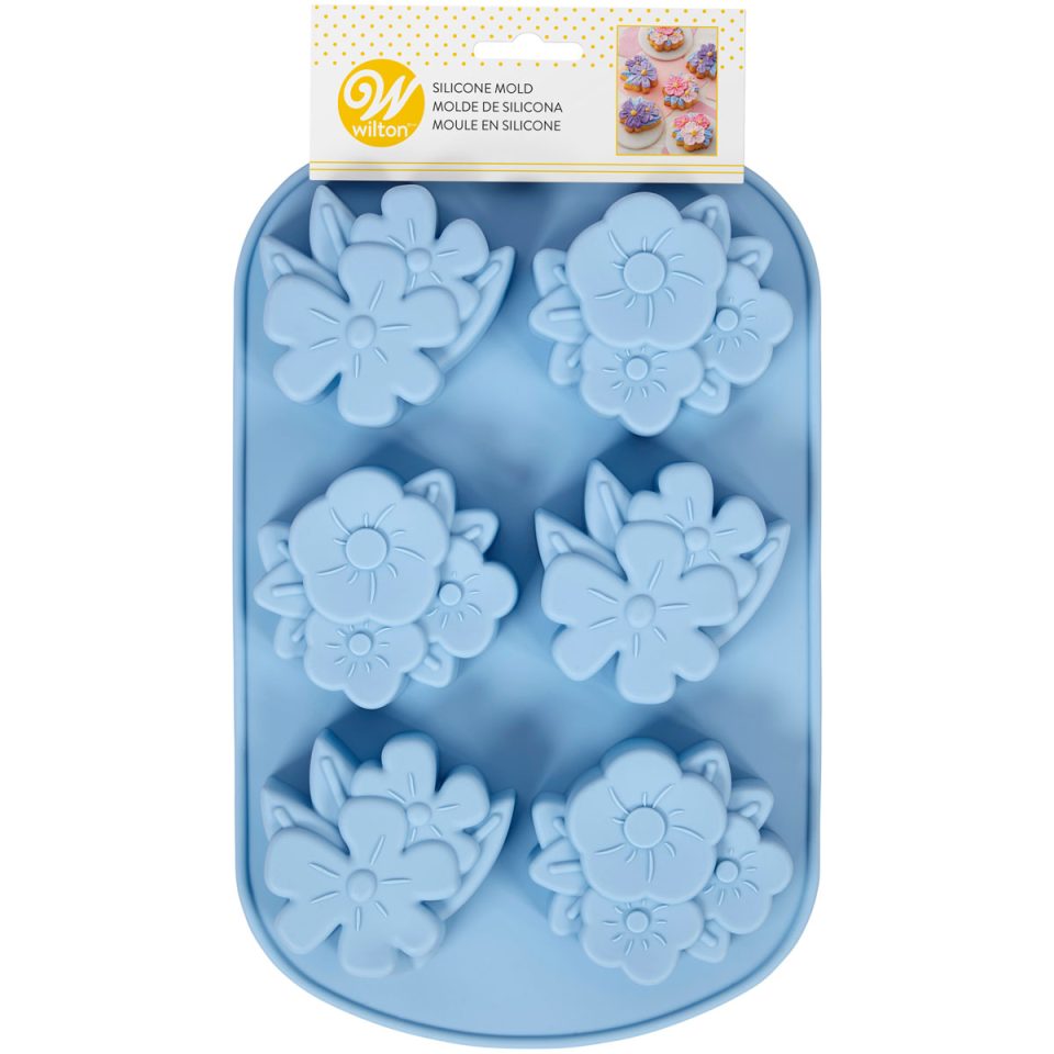 Wilton siliconen mal Floral