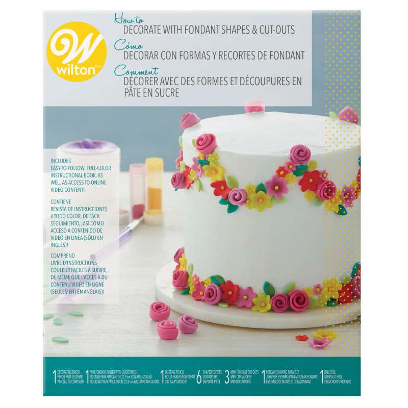 Wilton How To Decorate Fondant Shapes & Cut Outs Kit