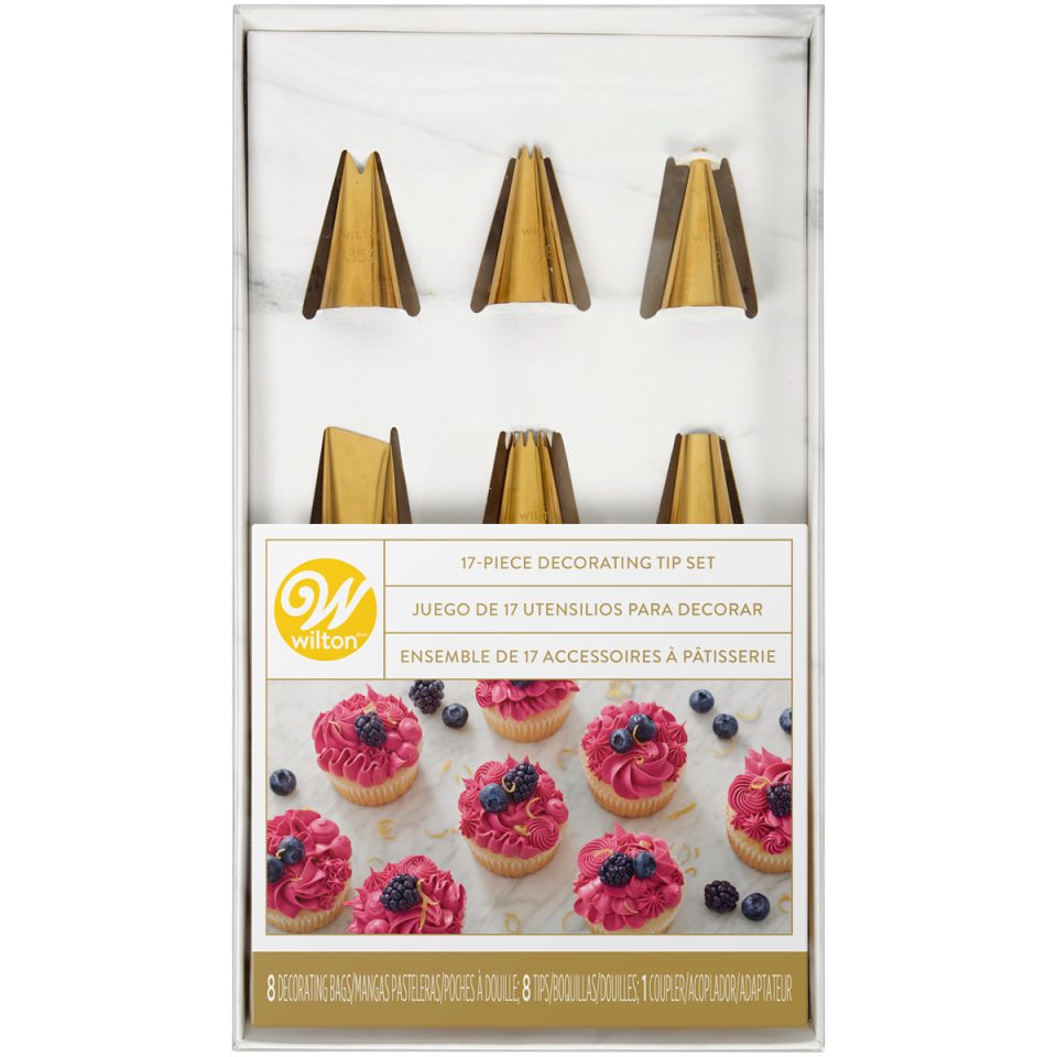 Wilton Golden spuitmondje set van 17