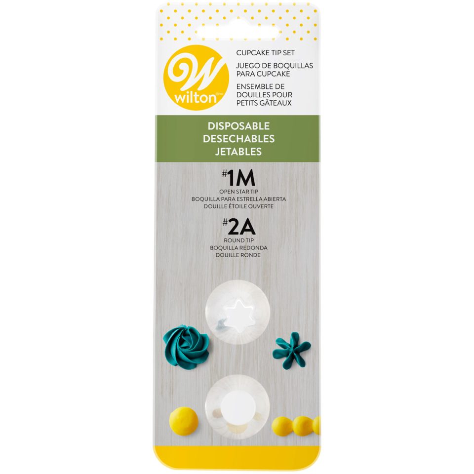 Wilton Disposable Tip #1M, #2A set van 2