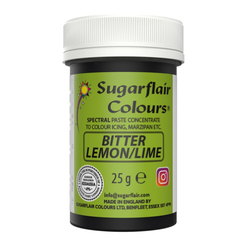 Sugarflair kleurstof Bitter Lemon/Lime 25 g