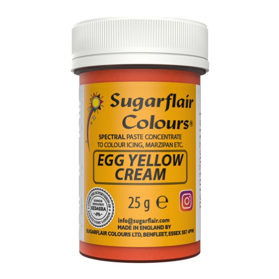 Sugarflair kleurstof Egg Yellow/Cream 25 g