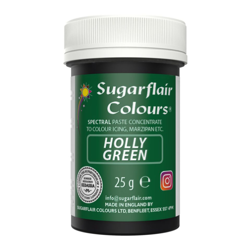 Sugarflair kleurstof Holly Green 25 g