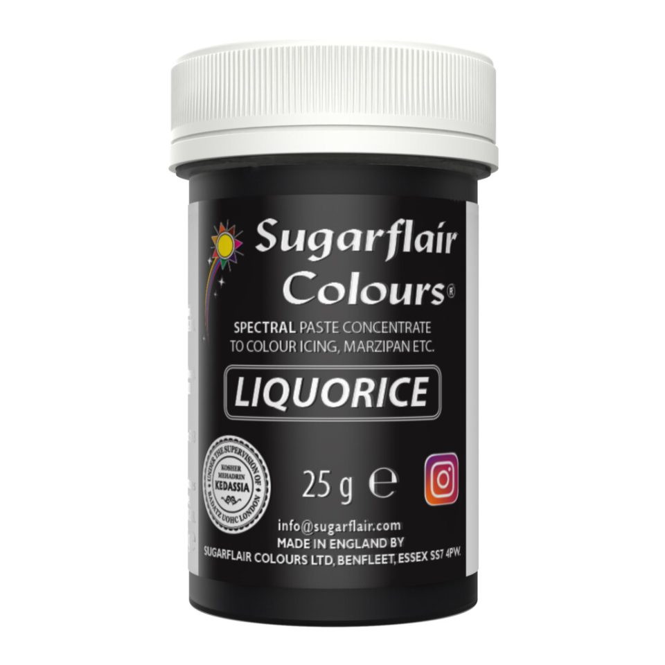Sugarflair kleurstof Liquorice/Black 25 g
