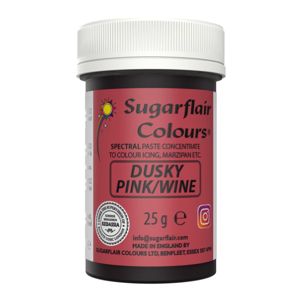 Sugarflair kleurstof Dusky Pink/Wine 25 g