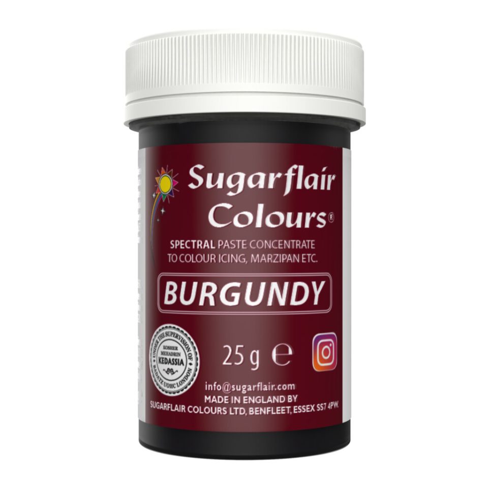 Sugarflair kleurstof Burgundy 25 g