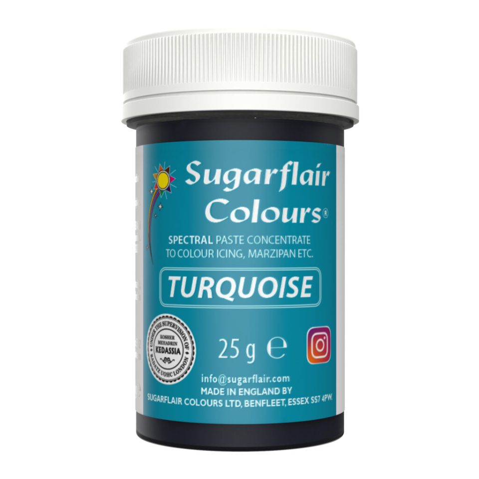 Sugarflair kleurstof Turquise 25 g