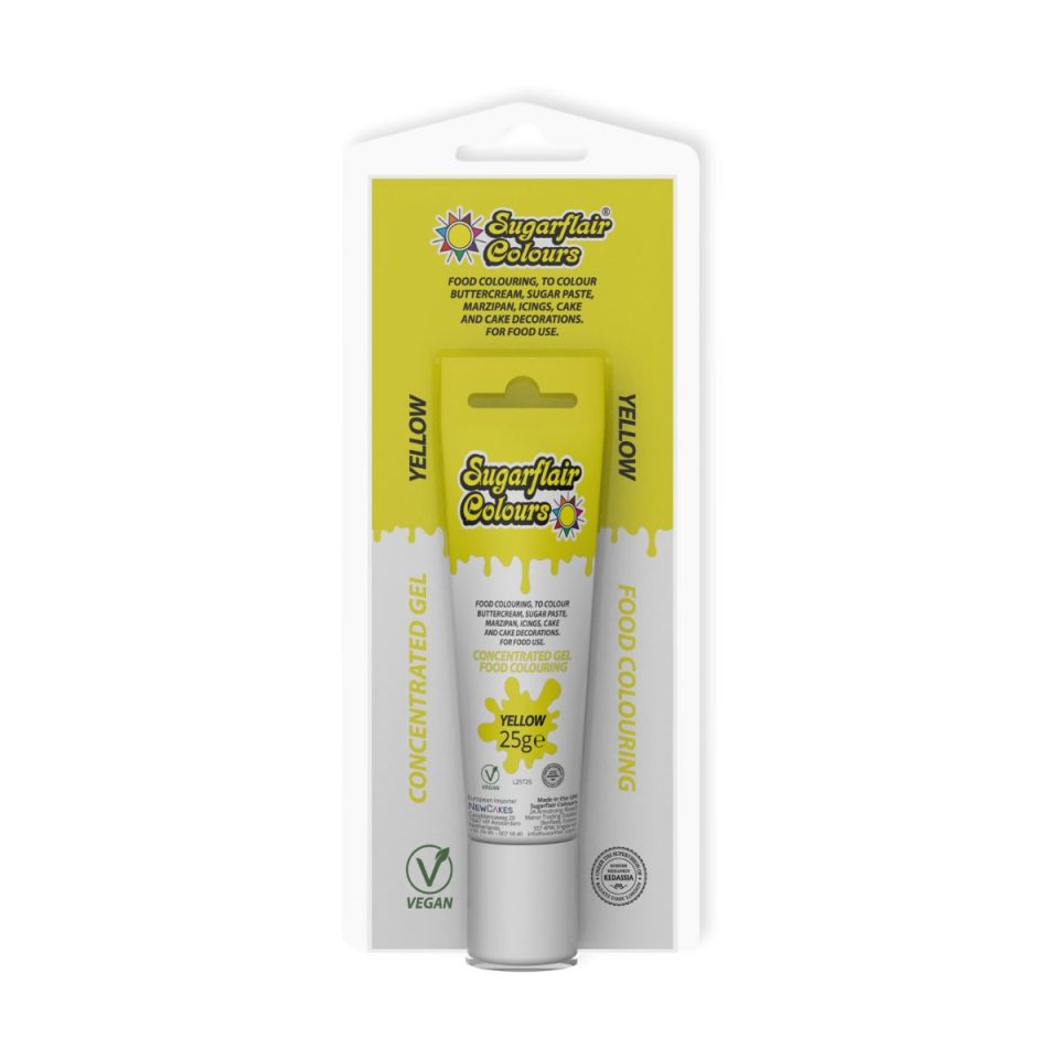 Sugarflair kleurstof Tube Yellow 25 g