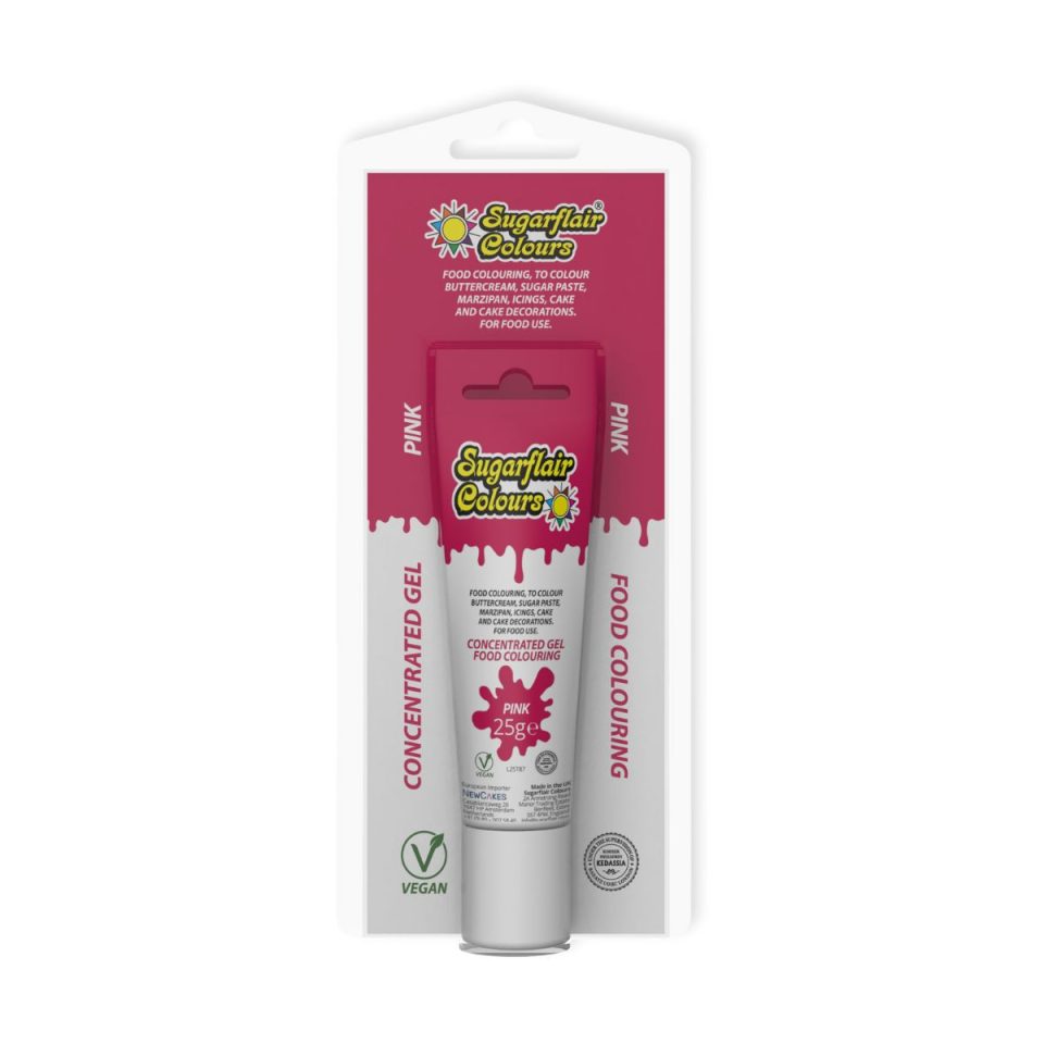 Sugarflair kleurstof Tube Pink 25 g