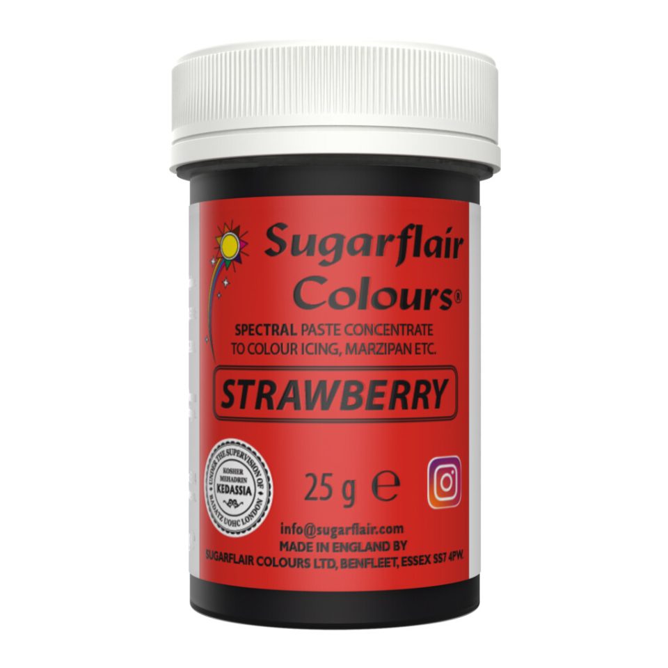 Sugarflair kleurstof Strawberry 25 g