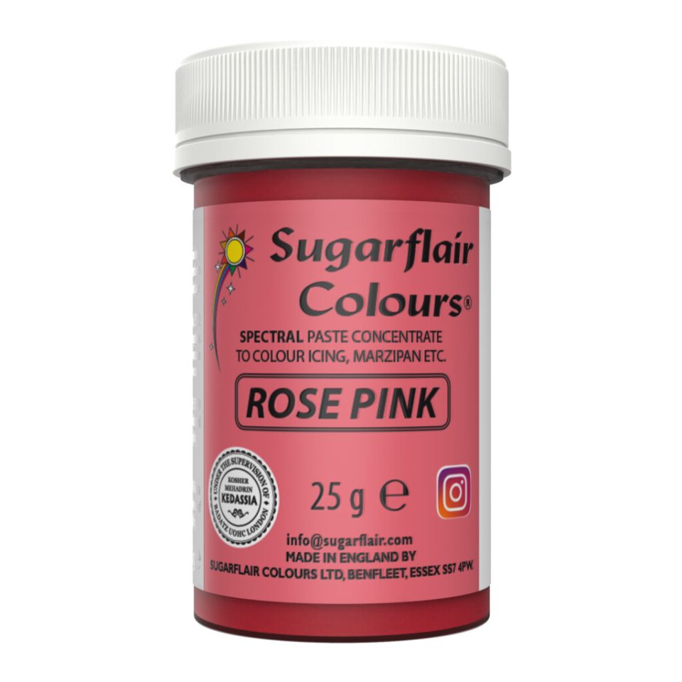 Sugarflair kleurstof Rose Pink 25 g