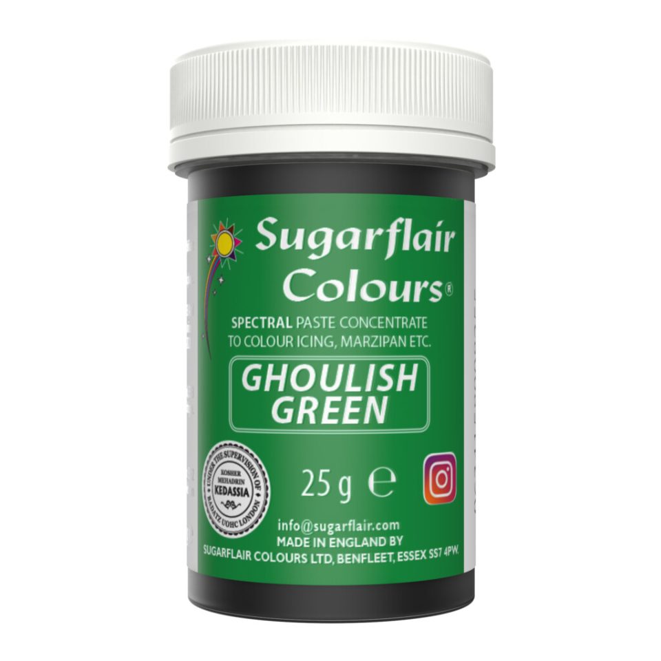 Sugarflair kleurstof Ghoulish Green 25 g
