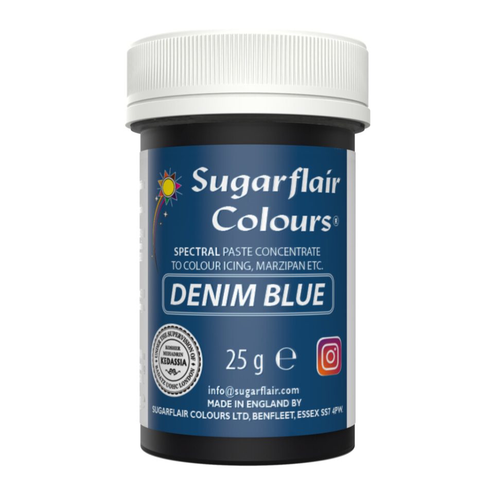 Sugarflair kleurstof Denim Blue 25 g