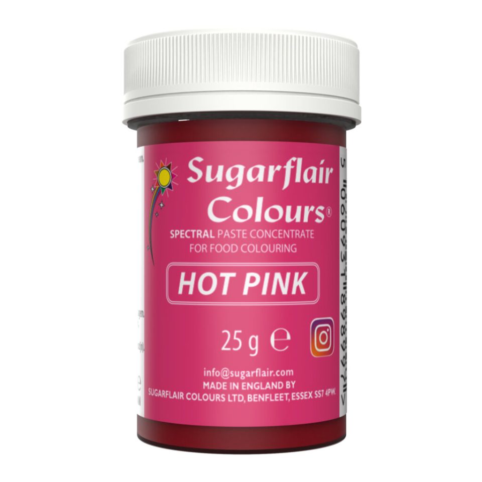Sugarflair kleurstof Hot Pink 25 g